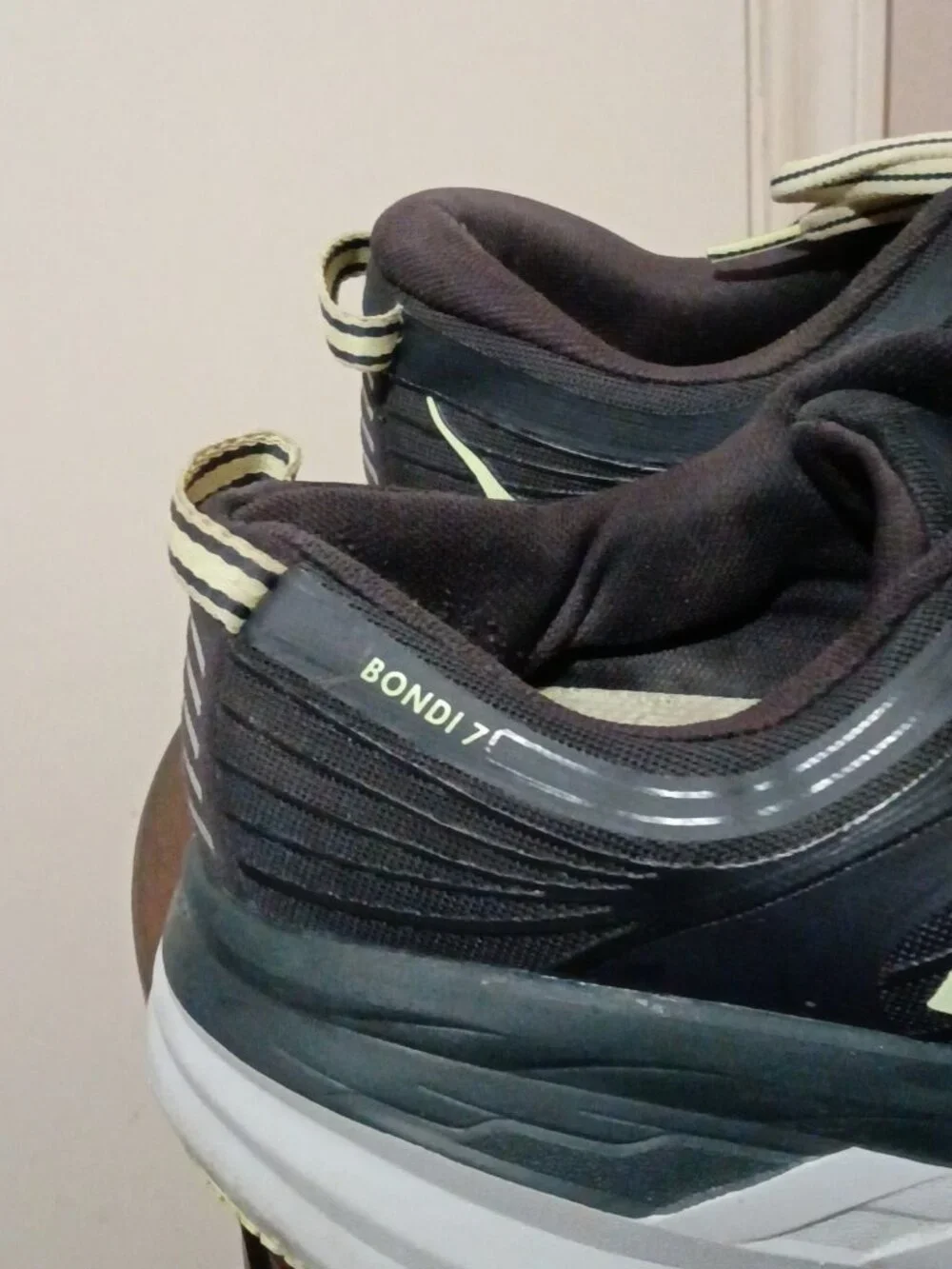 Hoka One One Bondi 7 Running Shoes Men's 11.5 Blue Graphite Athletic Shoes